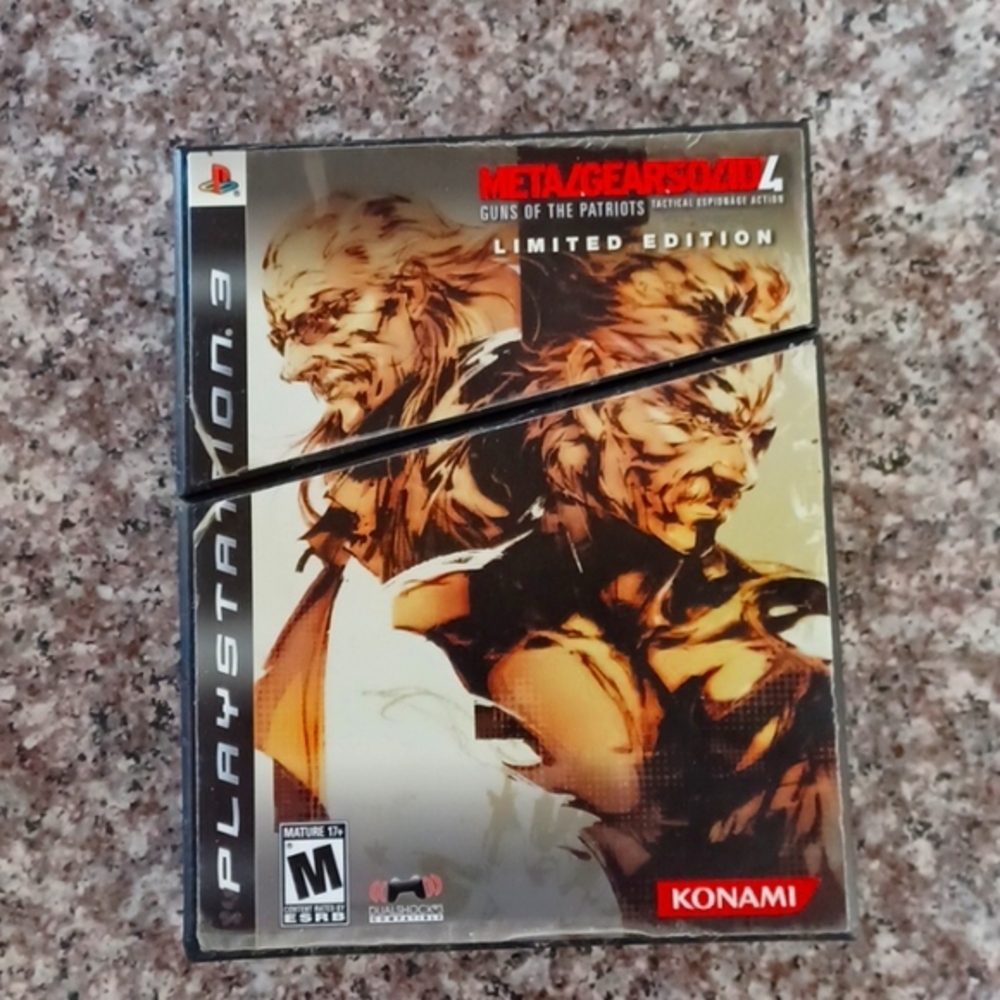 Rare! ⚔️ Metal Gear Solid 4 / Guns of the Patriots Limited Edition for ps3